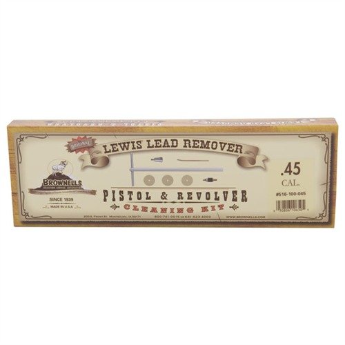 Lewis Lead Remover - tehokas ja turvallinen tapa poistaa lyijyvaurioita aseestasi, parantaen tarkkuutta ilman vaurioita. Mukana kaikki tarvittava.