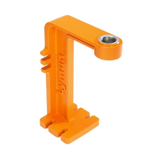 Lyman Brass-Smith Powder Measure Stand on suunniteltu käyttäjille, jotka voivat kiinnittää sen pöytään tai seinään, ja se on valmistettu kestävästä die-cast-alumiinista.