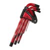 MAYHEW Heavy Duty Twisted Hex Key Set tarjoaa erinomaisen S2 työteräksen, pidemmät varret lisäävät vipuvoimaa ja värikoodaus estää korroosiota.