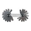 Brownells Straight Thread Pitch Gauge on kestävä työkalu, jossa on 24 metriikka- ja 28 BSW-lehteä tarkkoja mittauksia varten, pysyvillä merkinnöillä.