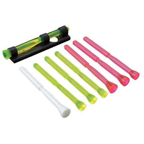 COMP SIGHT parantaa kohteen visualisointia keräävän polymeriputken avulla, sisältää vaihdettavat valoputket ja sopii useimpiin haulikkoribbeihin.