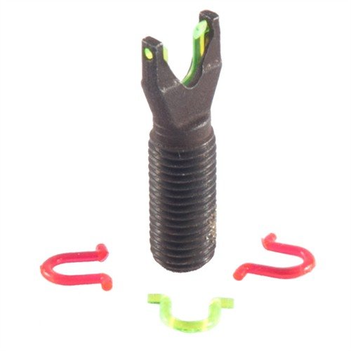 HIVIZ AK-47 Fiber Optic Front Sight tarjoaa kirkkaan ja helposti kohdistettavan valopisteen, vaihdettavat kuituputket ja säädettävän korkeuden ilman asekorjausta.