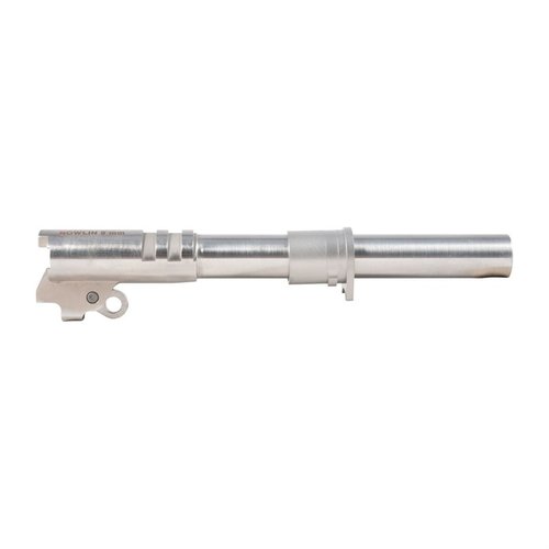 Nowlinin 9MM STAINLESS STEEL 1911 PRE-FIT MATCH GRADE BARREL 6" RAMPED tarjoaa tarkan istuvuuden ja helpon asennuksen, parantaen 1911-autosi suorituskykyä.