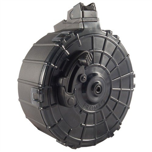 SAIGA 12 DRUM MAGAZINE on erinomainen valinta kilpailuihin ja vapaa-aikaan, suuren kapasiteetin ansiosta vähemmän latauksia ja nopeammat ajat. Kestävä polymeerimateriaali.