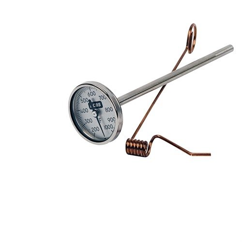 RCBS-leijuterämittari 1000°F lämpötila-alueella ja +/- 1% tarkkuudella takaa optimaalisen valumislämpötilan. Suuret numerot ja säädettävä kahva suojaavat sormia.