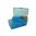 MTM CASE-GARD AMMO BOX PISTOL BLUE 380-9MM 50