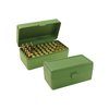 MTM CASE-GARDin FLIP TOP RIFLE AMMO BOX on kestävä, vuotamaton ja helposti käsiteltävä. 25 vuoden takuu, Snap-Lock-lukitus ja lataustarra mukana.