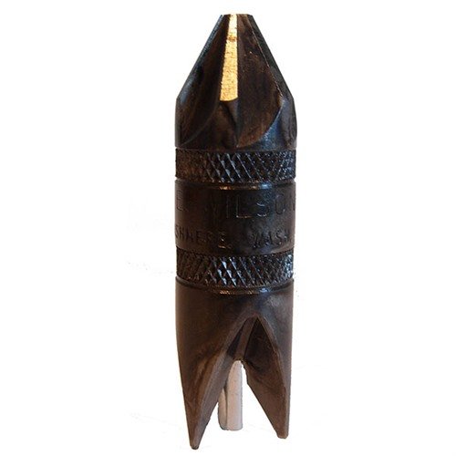 .17-.45 CAL Chamfer & Deburring Tool on kaksipäinen työkalu, joka poistaa burrit ja tekee chamferoinnin tarkasti. Sopii kaikille .17-.45 kaliberin patruunoille.