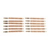 Dozen Pack Bronze Rifle Brushes tarjoavat tehokasta puhdistusta 6.5MM kaliiperin kiväärille, kestävä rakenne ja 12 kpl pakkaus takaa pitkäikäisyyden.