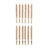 Dozen Pack Bronze Rifle Brushes, 270 kaliberi, 8-32M, 12 kpl. Erinomainen puhdistus teho, kestävä messinki, täydellinen tarkkuusaseiden huoltoon.