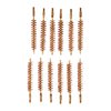Dozen Pack Bronze Rifle Brushes, 50 Caliber, 8-32M, tarjoaa tehokasta puhdistusta ja kestävyyttä. Täydellinen valinta tarkkuusaseiden huoltoon.