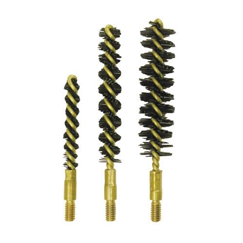 Dozen Pack Nylon Rifle Brushes, 45 Caliber, 8-32M, tarjoaa erinomaisen puhdistuksen ja huollon kiväärillesi. Kestävä nylonmateriaali takaa pitkäikäisyyden.