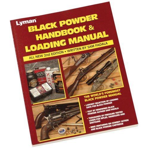 Lyman Black Powder Handbook 2. painos tarjoaa kattavat tiedot mustan ruudin lataamisesta, mukaan lukien suosituimmat patruunat ja kuula- sekä sabot-projektiilit.