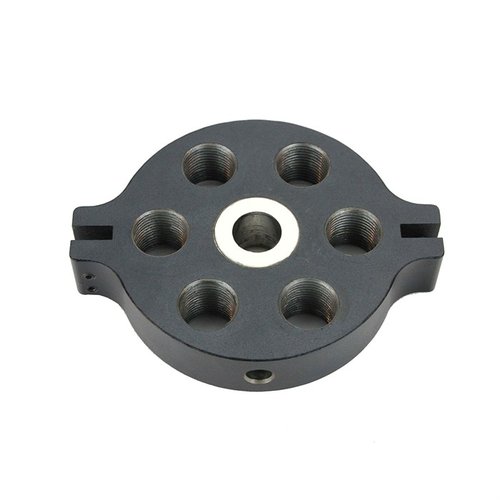 Lyman T-Mag Extra Turret tarjoaa joustavan ja tehokkaan ratkaisun patruunoiden lataamiseen, mahdollistaen useiden eri kaliberien käytön yhdellä tukitelineellä.