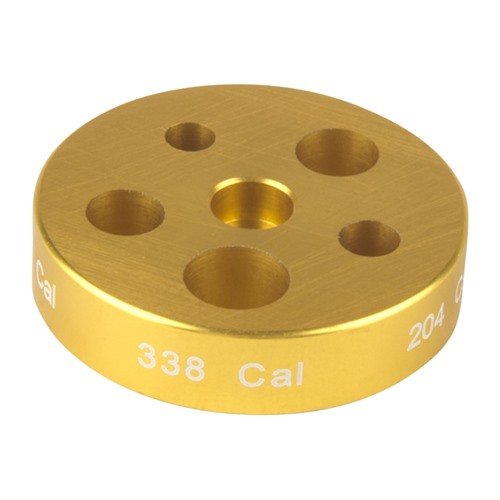 Forsterin DATUM DIAL Bullet/Cartridge Dial #2 mahdollistaa tarkat mittaukset 17, 20, 25, 270, 6.8mm ja 338 kaliberin luodeille ja patruunoille.