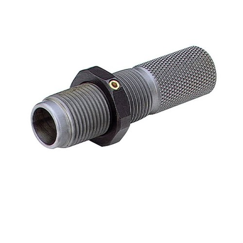 RCBS:n Neck Expander Die estää luotien muodon muuttumisen ja lyhentää johtojen leikkaamista, laajentamalla kaulaa ja keventämällä patruunan suutinta yhdellä vaiheella.