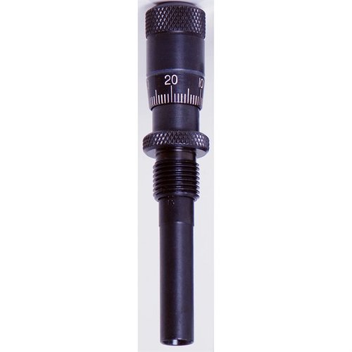 Redding FLAT BULLET SEATING MICROMETER tarjoaa tarkan ja helpon vaihdon alkuperäisiin seat plug -osiin, sopii useimmille Redding Seating Dies -malleille.