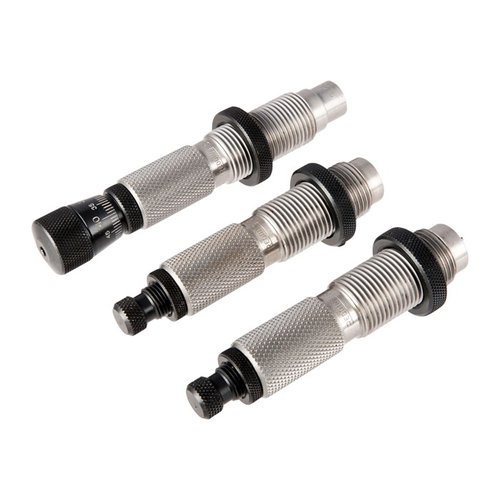 MASTER HUNTER DELUXE CARBIDE DIE SET - täydellinen yhdistelmä full length resizingia ja neck sizingia, optimaaliseen latauskehitykseen ampumaradalla.