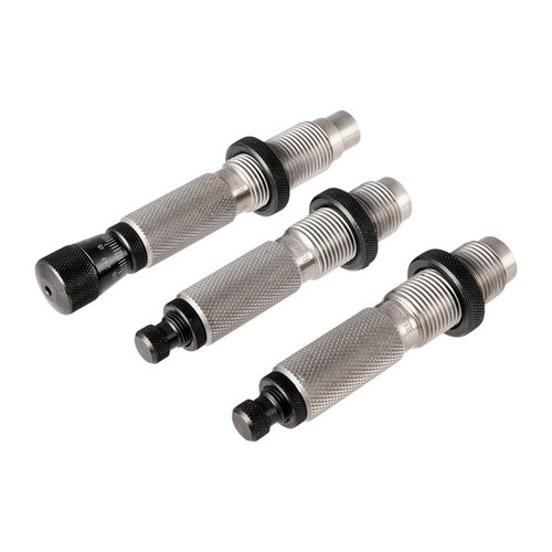 MASTER HUNTER DELUXE CARBIDE DIE SET yhdistää täysimittaisen ja kaulakoon säätämisen, tarjoten optimaaliset latauskehitysominaisuudet metsästykseen.
