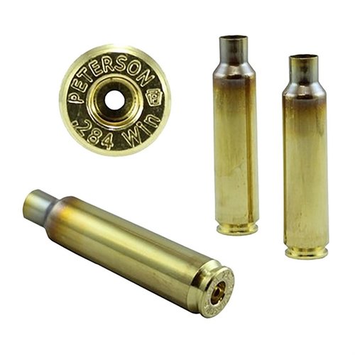 .284 Winchester Brass - laatu ja tarkkuus pitkämatkan kilpailijoille. 50 kappaleen pakkaus, täydellinen valinta ammuntaan ja käsityöhön.