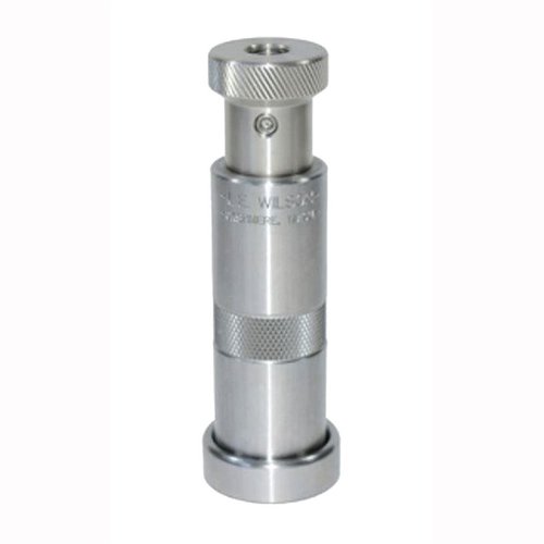 L.E. WILSONin Chamber Type Bullet Seater - tarkkuus ja luotettavuus yhdistyvät, kun patruuna ja kuula ohjataan täydellisesti ennen istutusta.