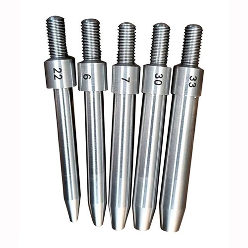 L.E. WILSONin Expanding Mandrels 6.5MM varmistaa uuden messinkikoteloiden tasaisen kaulan halkaisijan ja parantaa istuvuuden syvyyttä.