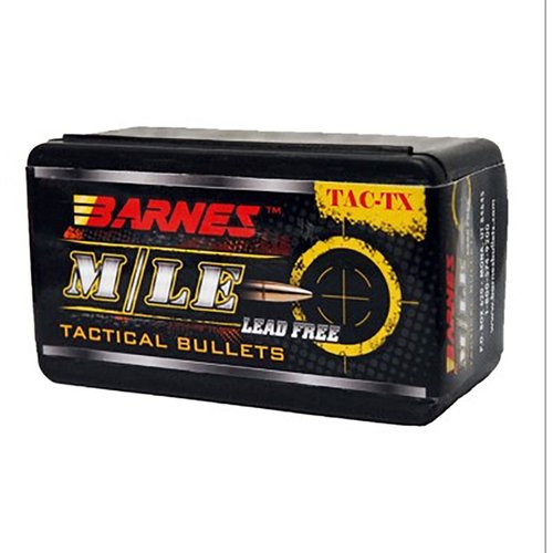 BARNES TAC-TX™ 6.5MM - kaikki kupariset luodit tarjoavat erinomaisen tarkkuuden, hallitun laajenemisen ja paremman painon säilyvyyden esteiden läpi.