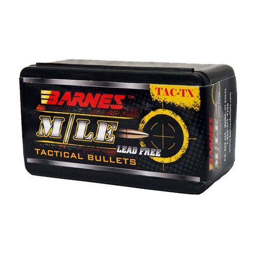 BARNES TAC-TX™ 30 kaliberin kuulat tarjoavat tarkkuutta, hallittua kaksoiskokoista laajenemista ja parempaa painon säilytystä esteiden läpi.