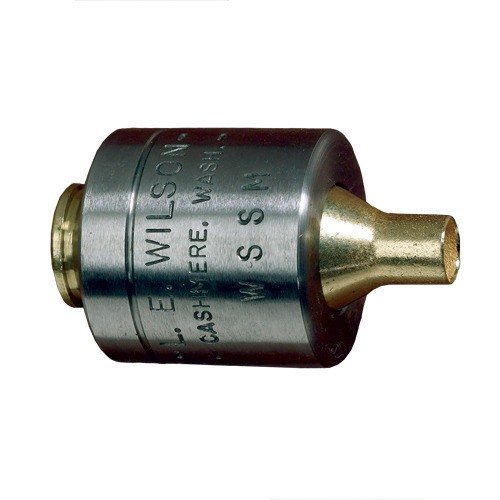 L.E. Wilson Rifle Case Holder tarjoaa tarkkuutta ja yhdenmukaisuutta, tukee patruunan runkoa ja sopii sekä uusiin että käytettyihin hylsyihin.