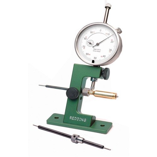 Reddingin Case Neck Gauge tarjoaa tarkan ja nopean tavan lajitella patruunoita, mukaan lukien suuret ja pienet mandrellit sekä CNC-koneistetut pilot stoppit.