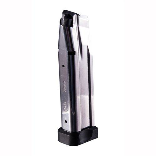 2011 9MM/.38 HIGH CAPACITY MAGAZINES tarjoavat kestäviä, TIG-hitsattuja ruostumattomasta teräksestä valmistettuja patruunalaatikkoja, jotka takaavat luotettavan syötön.