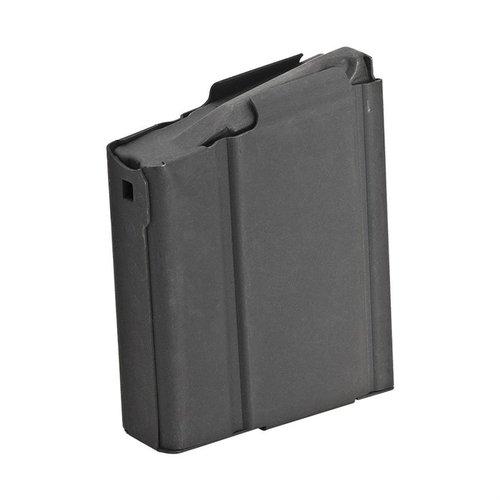 Kestävä teräksinen SPRINGFIELD M1A/M14 -patruunalaatikko takaa luotettavan syötön ja helpon puhdistuksen, saatavilla 5 ja 10 laukauksen versioina.