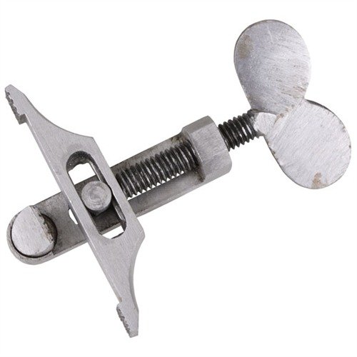 MAINSPRING VISE helpottaa 'V' jousien puristamista kahden säädettävän ja pyörivän leuan ansiosta, joka jakaa puristuksen tasaisesti koko jouselle.