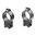 🔭 TALLEY RIMFIRE Scope Rings 1" High (0.60") 11mm Dovetail, musta. Vahva kiinnitys teräksestä, tarkka istuvuus ja Torx®-kiristysruuvit. Tutustu nyt! 💥