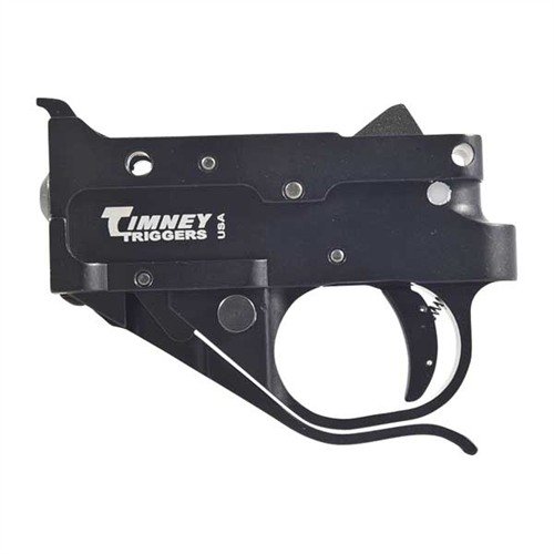 Timney 10/22® - täydellinen drop-in trigger assembly, kestävä CNC-koneistettu alumiini, 2 lbs veto, yhden sormen magneettivapautus ja automaattinen lukon vapautus.