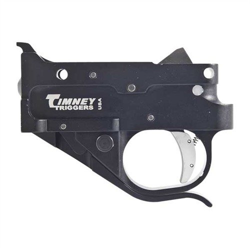 Timney 10/22® - täydellinen drop-in trigger, CNC-koneistettua alumiinia, kestävä teräs, helppo yhden sormen käyttö, automaattinen lukituksen vapautus.