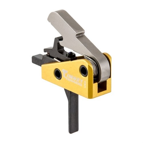 Timney AR-15 Small Pin Trigger tarjoaa 100% drop-in asennuksen, erinomaisen sujuvuuden ja tarkkuuden ilman säätöjä, saatavilla 3 lb ja 4 lb vetopainolla.