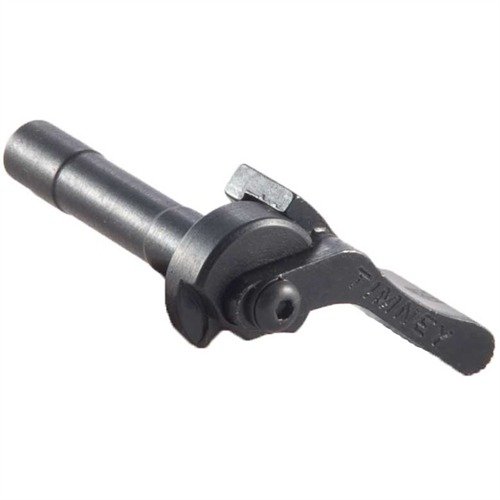 Uudelleentekemä Buehler Low Safety, joka on nopea ja helppo käyttää, ei häiritse matalimpia kiikareita ja tarjoaa positiiviset pysäytykset on- ja off-asennoissa.