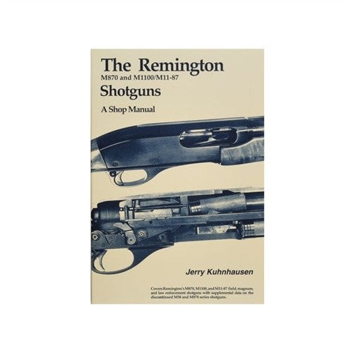 REMINGTON M870, M1100 ja M11-87 haulikkokäsikirja tarjoaa vaiheittaiset ohjeet tarkastukseen, ongelmien tunnistamiseen ja korjaamiseen, sisältäen erinomaisia kuvia ja piirroksia.