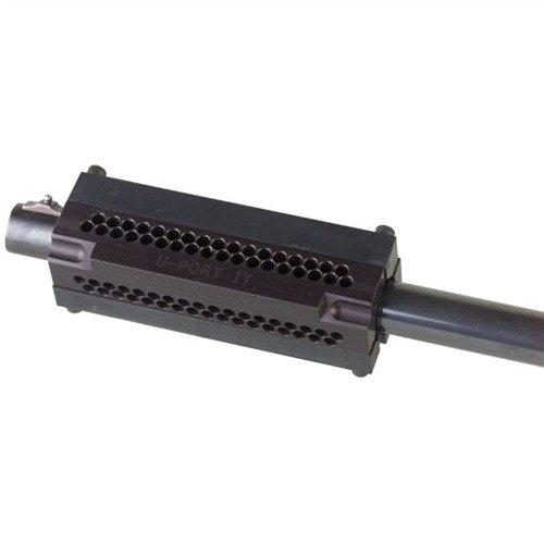 U-PORT IT Barrel Porting Jig #1 mahdollistaa tarkat ja helposti toteutettavat recoil-reducing portit kaikissa haulikoissa käsiporakoneella.