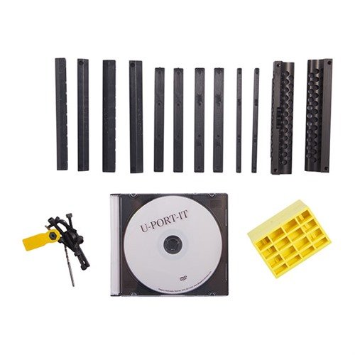 U-PORT IT BARREL PORTING JIG #2 mahdollistaa tarkat ja helppokäyttöiset recoil-reducing ports -rei'itykset kaikissa haulikoissa käsiporalla.