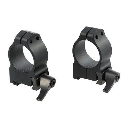 CZ 550 Quick Detach Scope Rings mahdollistavat nopean irrotuksen ja kiinnityksen ilman nollan menetystä, ja niiden indeksoitava vipujärjestelmä takaa joustavuuden.