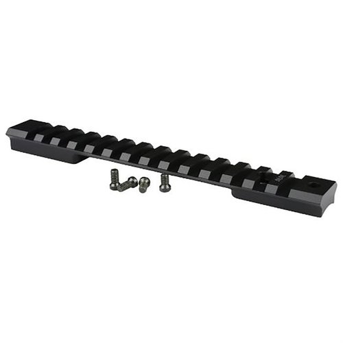 Warne Mountain Tech Scope Rail on kevyt ja kestävä, CNC-koneistettu 7075/T6 alumiinista, Mil-Spec pinnoite ja sopii Picatinny & Weaver kiinnityksiin.