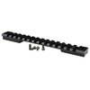 Warne Mountain Tech Scope Rail on kevyt ja kestävä, CNC-koneistettu 7075/T6 alumiinista, Mil-Spec pinnoite ja sopii Picatinny & Weaver kiinnityksiin.