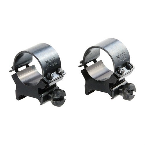 WEAVER SURE-GRIP RINGS tarjoavat erinomaisen 4-screw clamping powerin, joka pitää reticlen suorassa ja mahdollistaa helpon scope-asennuksen ja -poiston.