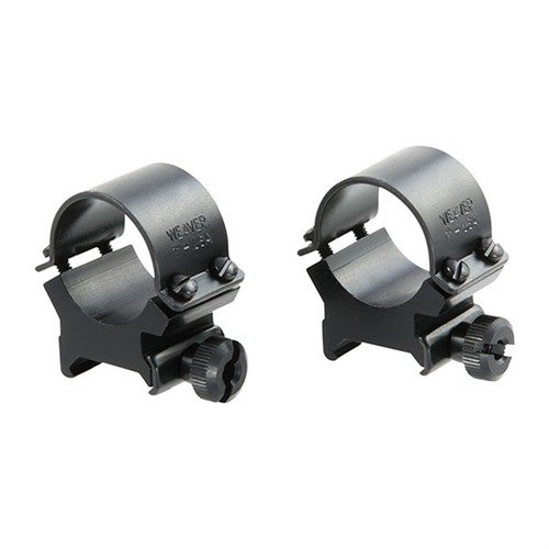 WEAVER SURE-GRIP RINGS tarjoavat vahvan 4-screw kiinnityksen, joka pitää reticlen suorassa ja mahdollistaa tarkan asennuksen ja poistamisen.