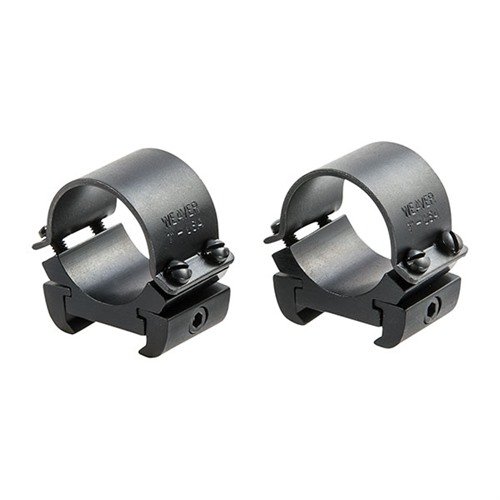 WEAVERin tuuletus-säätöiset Sure-Grip -renkaat tarjoavat vahvan kiinnityksen ja tarkan linjauksen, jotta voit säädellä tähtäystäsi täydellisesti.