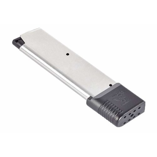 Wilson Combat 47 Series 10RD .45 ACP - kestävä ruostumattomasta teräksestä, itsevoideltava Nylon ETM -seuraaja ja parannettu muotoilu luotettavuutta varten.