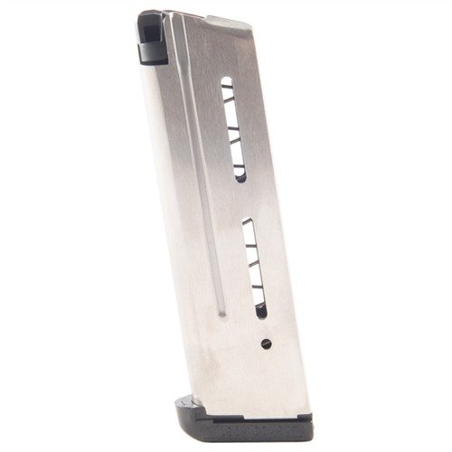 .40 S&W 1911 9RD Wilson Combat - kestävä, itsestään voiteleva seuraaja, erinomainen syöttö ja helppo puhdistus, valmistettu 17-7 ruostumattomasta teräksestä.