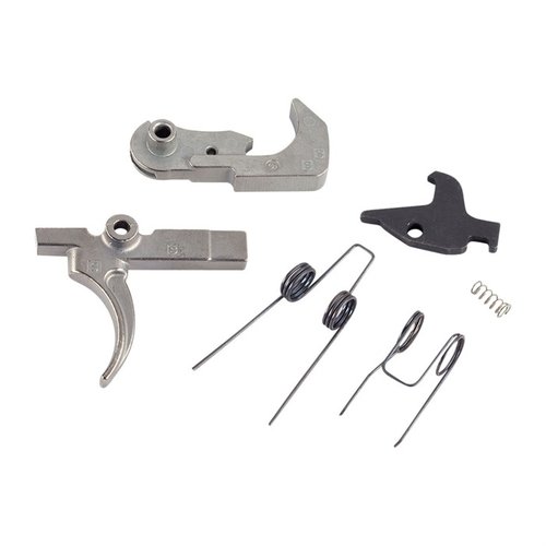 Wilson Combat AR-15 Tactical Trigger Kit tarjoaa ultra-suotuisan Nickel Teflon -pinnoitteen, kestäviä kromisilicon-jousia ja helpon asennuksen AR-15/AR-10 -aseisiin.